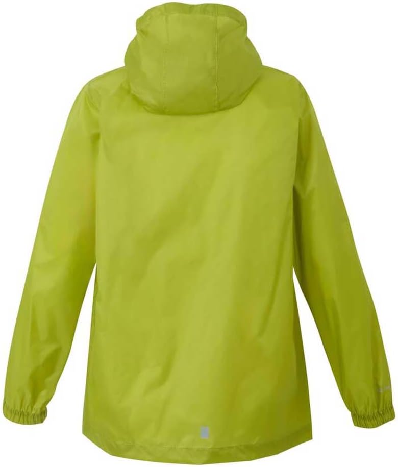 Regatta Great Outdoors Kids Pack It Jacket III Waterproof Packaway Black (5-6 Years) (Grenoble Green)