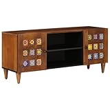 【Usage polyvalent】 Ce meuble TV est parfait pour l'intérieur, idéal dans les salons pour ranger vos télés, consoles et médias. Son design moderne s'adapte à tous les styles, parfait pour tous ceux qui veulent à la fois esthétique et fonctionnalité.