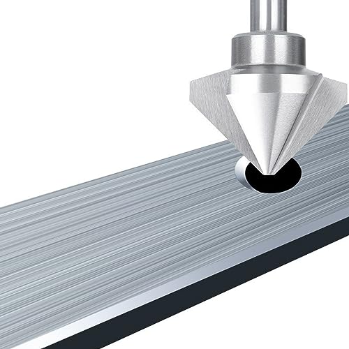 Broca de avellanado 90 grados 8.3mm acero alta velocidad miniatura 5