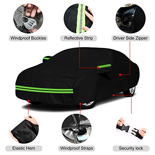 6 Layers Waterproof Car Cover Replace for 2011-2017 Chrysler 200 by sportuli - Used condition - Image 3