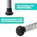 Silverfin Lacrosse End Cap |Lacrosse Stick Butt End Cap: Sturdy & Easy to Install|Lightweight,Durable Lacrosse Butt End Caps with Firm Grip for Superior Stick Control (Black)