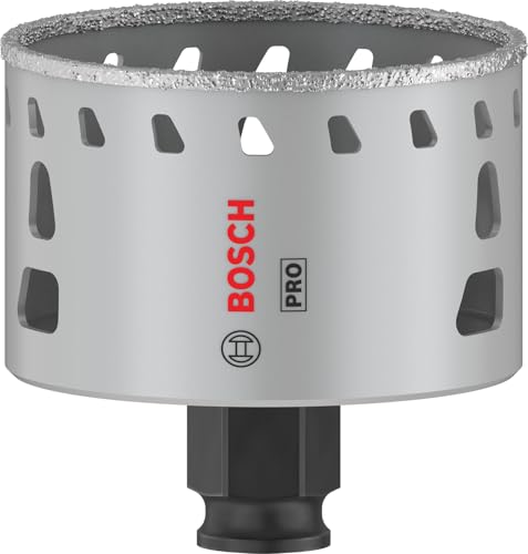 Bosch 1x Scie trépan PRO Tile Power Change Plus (pour Carreaux de Hard Ceramic, Céramique tendres, Ø 67 mm, Professional Accessoire Perceuses)