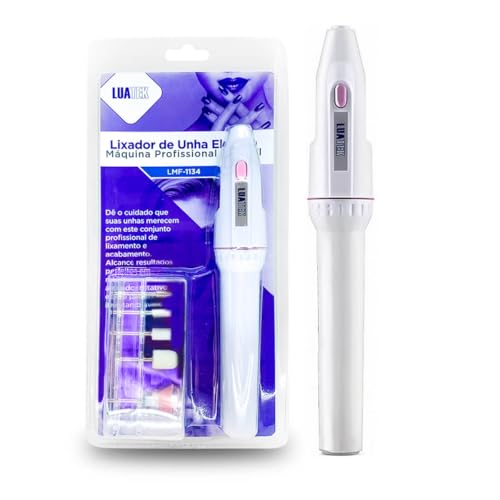Lixa de Unha Elétrica Manual Para Acabamentos - Premium