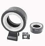 Adapter für M42 Objektiv SonyKamera NEX EMountNEX3 NEX5N Nex5T A7 A6000 mit MiniStativ