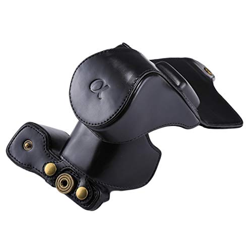 Housse sac en cuir PU pour appareil photo Sony NEX 5N 5R 5T objectif 16-50mm 18-55mm noir - 5