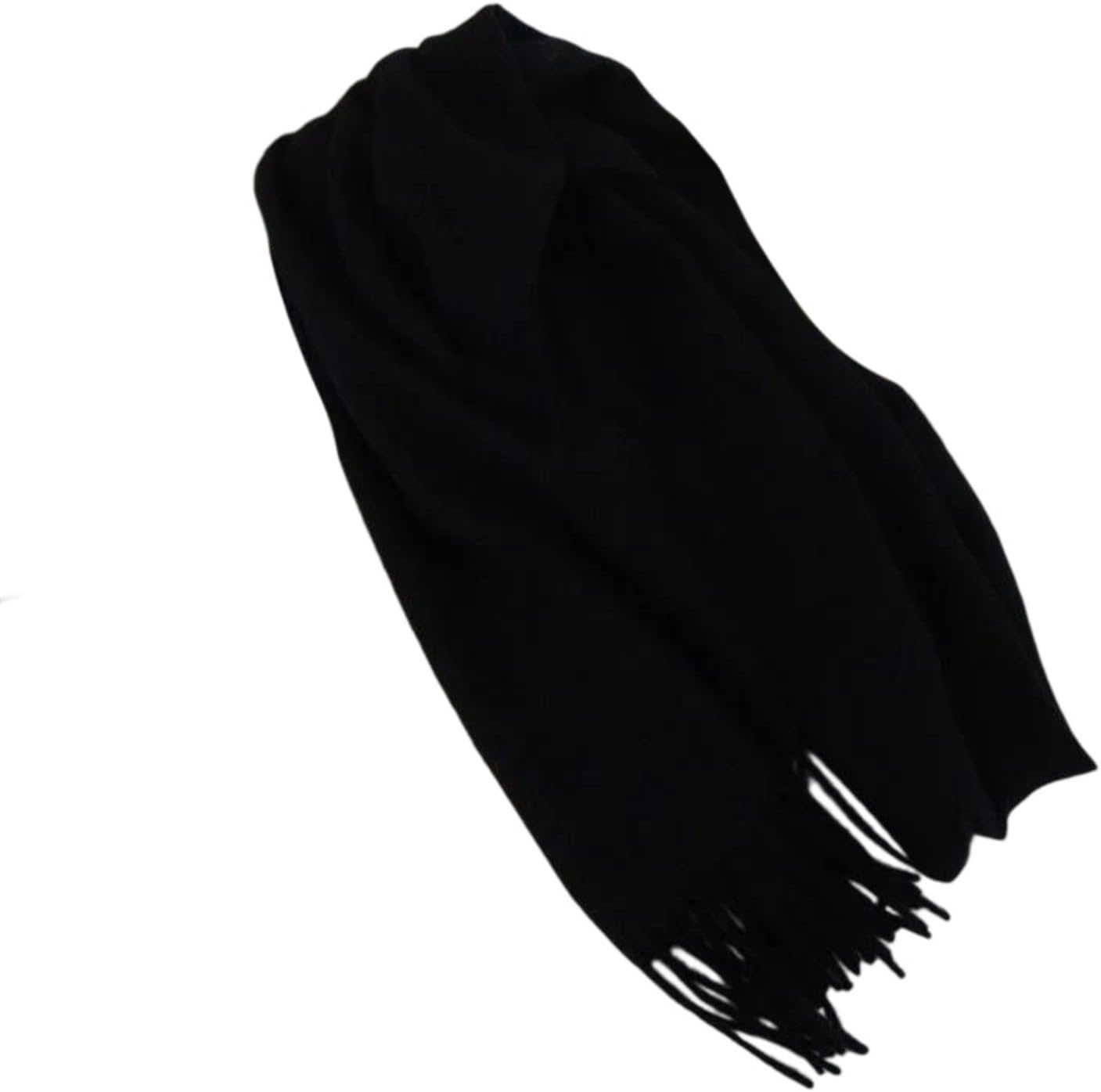 Wool Scarf Solid Color – Soft Warm Shawl Wrap, Unisex Couple Scarf For Winter Cold Weather