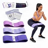 Mendura Fabric Resistance Bands, Set of 3 Levels, Non-Slip Booty Bands