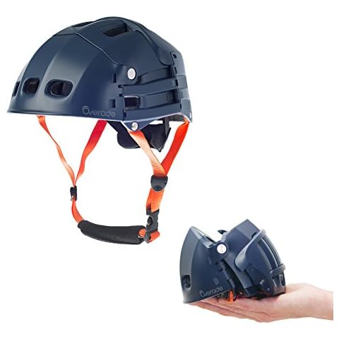Overade Casco Plegable Plixi Fit Azul Cover