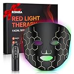 Red Light Therapy Mask for Face, 8-1 Colors Light Facial Skin Care Mask, Red Light Therapy Mask At Home, 660nm&850nm Infrared Light Therapy Device Mask With Timer Remote Control, Relife, Active