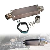 BIUGERCN Silencieux d'échappement Universel pour Raptor Wolverine Grizzly RZR for Polaris for Can-Am CFMOTO ATV UTV SSV Quad