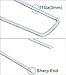 AAGUT 50 Pack 12 Inch Galvanized Garden Landscape Staples Stakes,Garden Staple U-Shaped Pins, Landscaping Staples for Sod Anchoring Landscape Fabric Irrigation Tubing