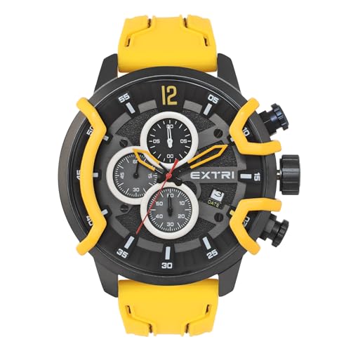 EXTRI Analog Black Dial Mens Watch-X6054-F (B0D3J59452) Amazon Price History, Amazon Price Tracker