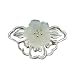 Produktbild Broche Chic pour Femme avec Motif Fleur/Papillon en Argent 925 avec Jade Hotan/Agate Rouge Pur Rare Exquis 100% Fait Main - Commerce Equitable 102