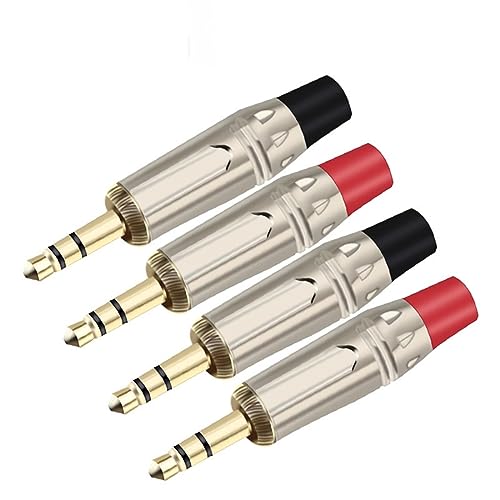 Jack 3.5 mm conector macho estéreo de 3 pines para soldar cable de auriculares DIY de audio 3