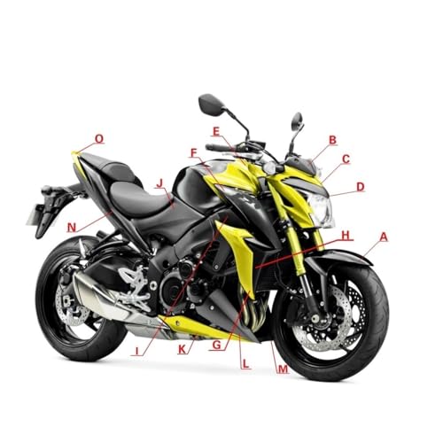 Carénage queue GSX-S1000 kit injection de haute précision 2015-2020 - 2