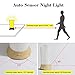 DEEPLITE Battery Operated Night Light Motion Sensor Small Cordless Table Lamp, Soft Glow Nightstand for Bathroom, Bedroom, Kid’s Room, Hallway, Table Decor