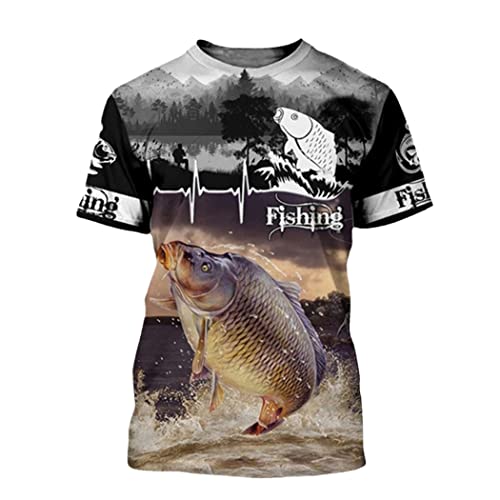 T-shirt Harajuku homme 3D ample 4XL résistant aux lavages