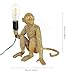 SHONFYVS Monkey Table Light Resin Gold Monkey Table Lamp Bedside Table Lamp Vintage Table Lamp Creative Table Light for Bedrooms, Living Rooms, Offices, Coffee Tables, College Dorms, Cafes, Bookcases