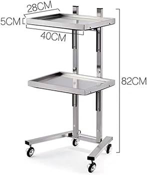 Amazon.co.jp: 美容車用カート 折りたたみ 美容室ワゴン キャスター