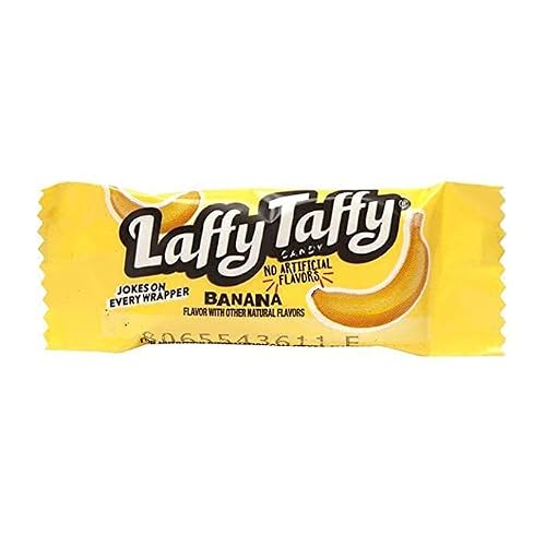 Laffy Taffy Chewy, Tangy, And Tasty Mini Taffy Wrapped Bars In Bulk - (3 Pounds) (Banana) #TOP1
