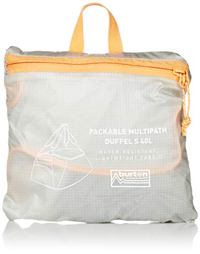 Burton Multipath 40L Packable Duffel Bag, Lunar Gray Ripstop