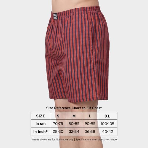 Image of Levi's 024 Boxer Shorts for Men | 100% Poplin Cotton | Checked Men's Boxers | Durable & Breathable | Smooth Hand-Feel | Inner Elastic Waistband | Functional Fly | Relaxed Leg Opening | Pack of 1