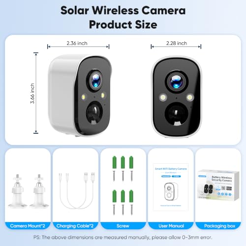 Nikoglly 2-Pack 4MP Wireless Outdoor Security Cameras - image 9