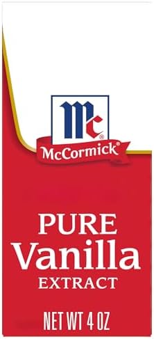 McCormick All Natural Pure Vanilla Extract (Made with Madagascar Vanilla Beans), 4 fl oz