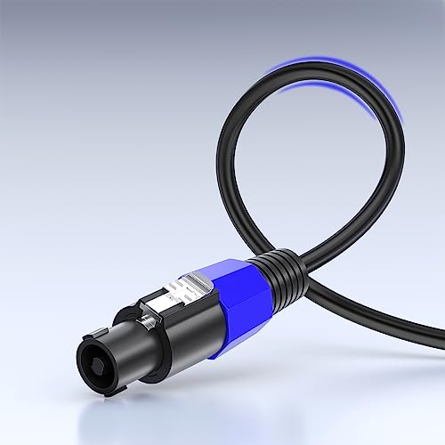 Cable Speakon a Jack de 1/4 de calibre 12 resistente de 6 pies pack 5