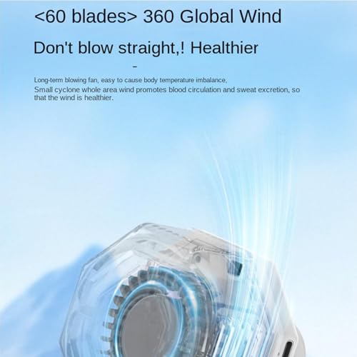 Ventilador portátil con pinza ajustable de 3 velocidades para dormitorio 4