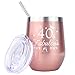 Tucwurl 40. Geburtstag Frauen, 40 Geburtstagsgeschenk für Frauen, Weinbecher Edelstahl 40 Geburtstag, Geschenke für Frauen 40 Geburtstag, Vakuumisoliert Weinglas Roségoldene12OZ (350ml) ml Glas günstig Kaufen-Tucwurl 40. Geburtstag Frauen, 40 Geburtstagsgeschenk für Frauen, Weinbecher Edelstahl 40 Geburtstag, Geschenke für Frauen 40 Geburtstag, Vakuumisoliert Weinglas Roségoldene12OZ (350ml)