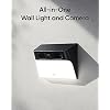 eufy Security Solar Wall Light Cam S120, Solar Security Cameras Wireless Outdoor, Built-in 8GB Storage, Forever Power, Motion Activated Light, AI Detection, IP65 Waterproof, Spotlight, No Monthly Fee