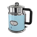 Russell Hobbs KE5550BLR Retro Style Electric Kettle, 1.7L, Blue