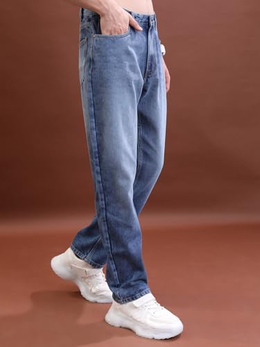 Image of Highlander Men's Straight Fit Jeans | Regular Length | Mid Rise | Men Jeans