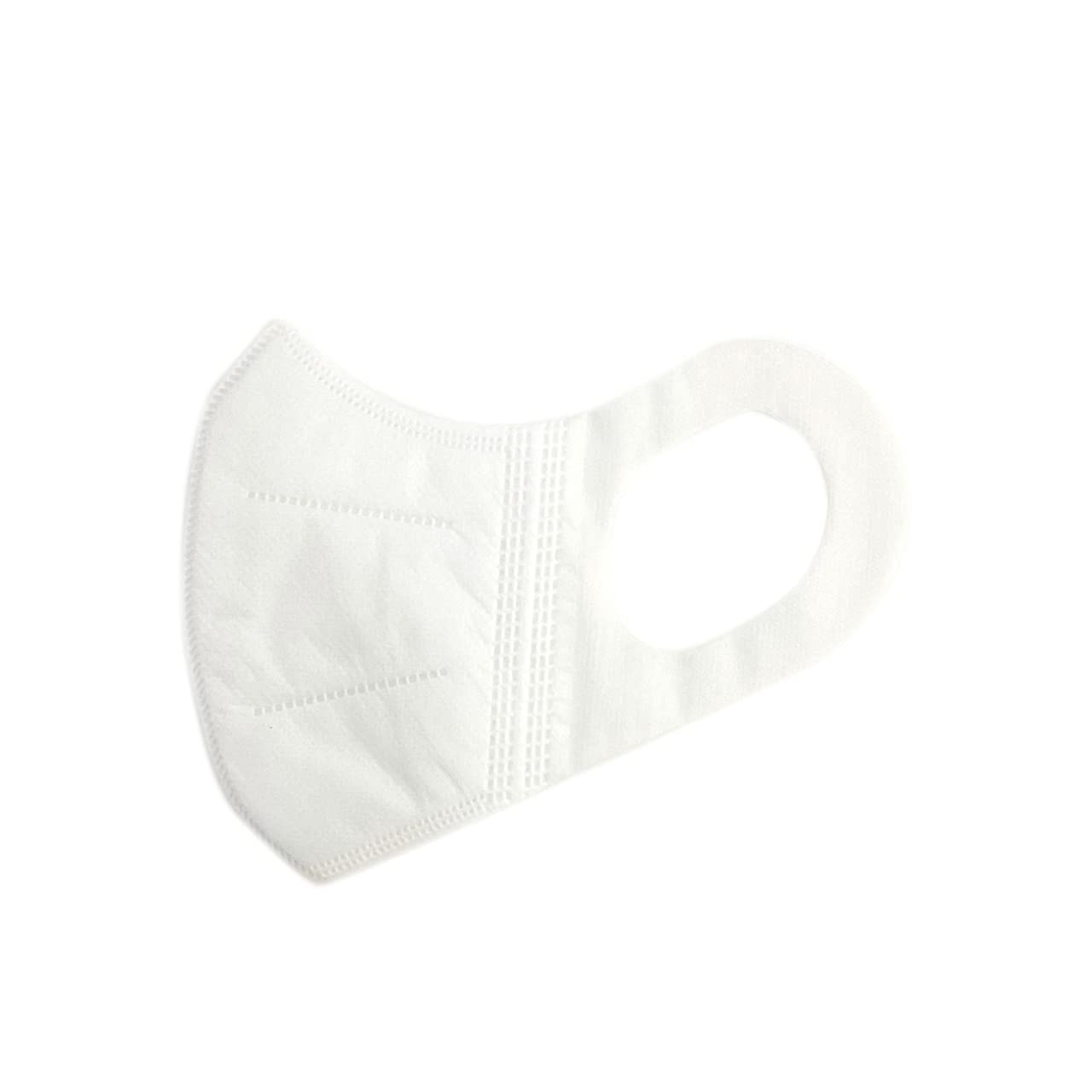 MASKWELL Non-Woven 4 Layers Disposable 3D Face Masks (Pack of 30, White)