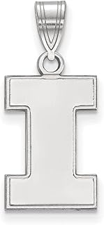 Illinois Medium (5/8 Inch) Pendant (Sterling Silver)
