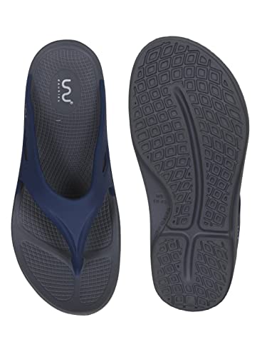 Image of CENTRO Doubleu Men'S Solid Thong Casual Flip Flops