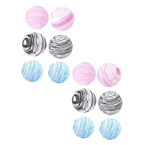 HONMEET Bouncy Balls 12-Pack Eva Playing Balls Toy for Boys and Girls Compact Fun Boys Girls