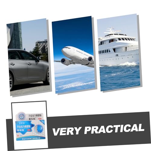 Genérico 5 Caixas Gesso Para Enjôo Ferramenta De Alívio De Enjôo Atrás Da Orelha Remendos De Enjôo D