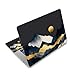 Laptop Decal Sticker Skin Cover, 12" 13.1" 13.3" 14" 15" 15.4" 15.6" Laptop Netbook Vinyl Skin Sticker Cover Notebook PC Protector (2 Wrist Pad Included), Removable Reusable, Watercolor Mountain