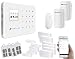 Produktbild VisorTech WiFi Alarmanlage: Funk-Alarmanlage mit WLAN- & GSM-Anbindung, 10-teiliges Starter-Set (Alarmanlage Haus)