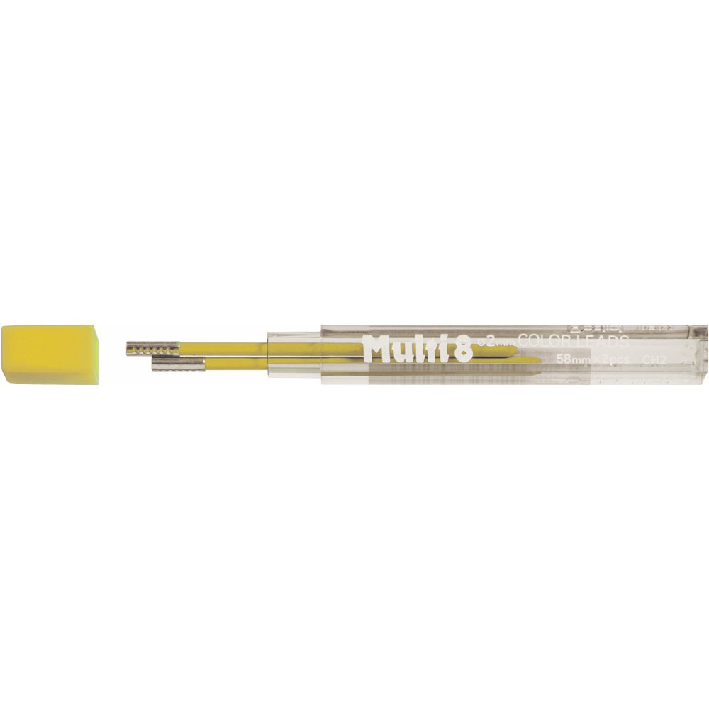 Pentel Color 2mm Lead Refill, Yellow (CH2-G)