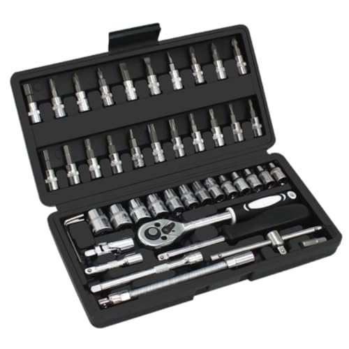 Kit de herramientas caja 46 piezas para reparación miniatura 1