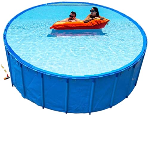 Piscina redonda ultra grande para patio trasero y jardín, piscina profunda de plástico para adultos, varios tamaños, 1 m a 10 m, perfecta para diversión al aire libre e interior