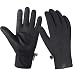 Unigear Winter Gloves Waterproof Outdoor Touch Screen Gloves for Running, Walking, Cycling, Ridding and Driving for Men & Women (Black, Medium)