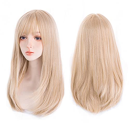 Perruques blondes avec frange : changer de coiffure sans abîmer vos cheveux