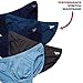 Reebok Mens Underwear Briefs - 5 Pack Quick Dry Soft Stretch Low Rise Briefs for Men - Performance Mens Athletic Underwear, Size Small, Blues/Charcoal