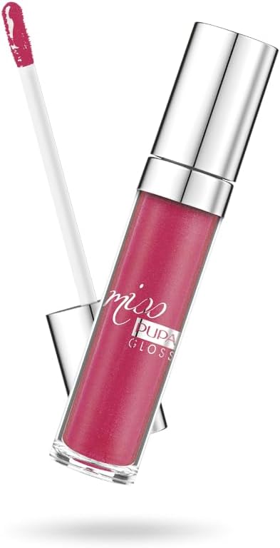 Miss PUPA Milano Lip Gloss - Shiny, Smooth, Plump - Soft, Innovative Gel Texture - Glides Smoothly On The Lips - For A Moisturizing And Volume Enhancing Effect - 304 French Kiss - 0.17 OZ