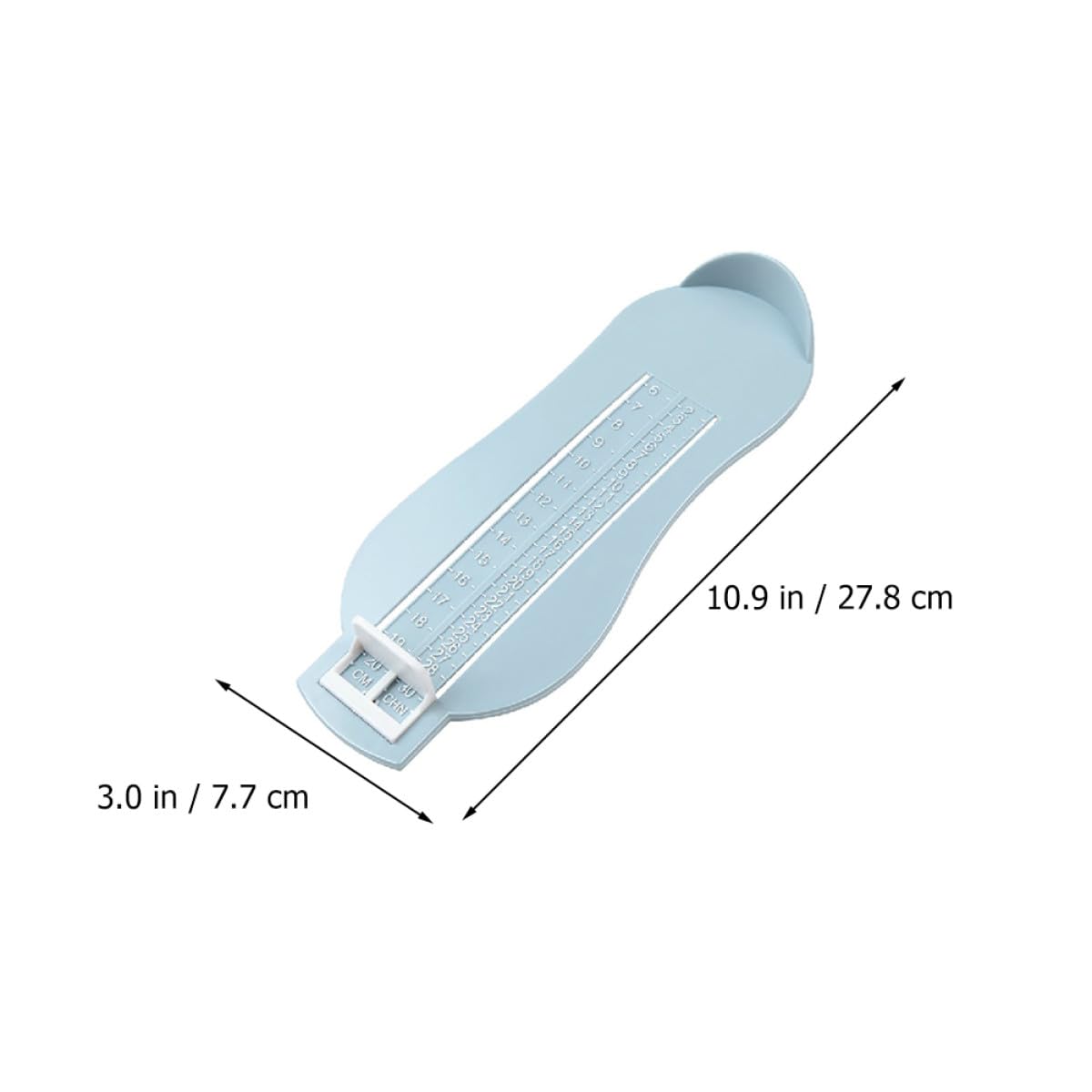 3pcs Foot Sizer Measuring Ruler Set Shoe Size Gauge Foot Length Measure Tool for Boys Ages 0-15 Extended Panda Design