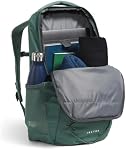 THE NORTH FACE Jester Sac de voyage quotidien pour ordinateur portable avec manche pour ordinateur portatif pour femme, finition hydrofuge, canard vert foncé Heather, taille unique